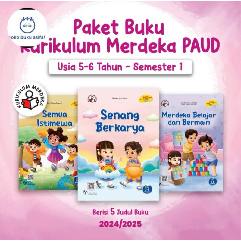 

Paket Buku Kumer TK/PAUD Usia 5-6 Tahun semester 1