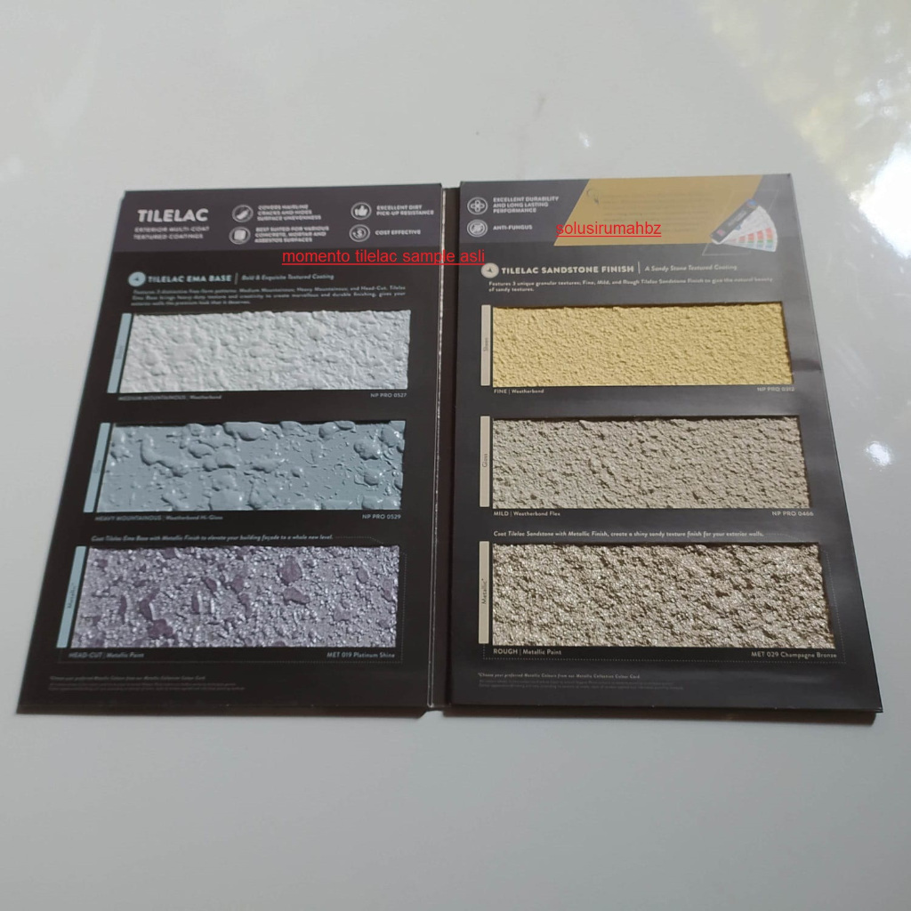 KATALOG CAT NIPPON PAINT MOMENTO KARTU WARNA 8 HAL SPECIAL EFFECT