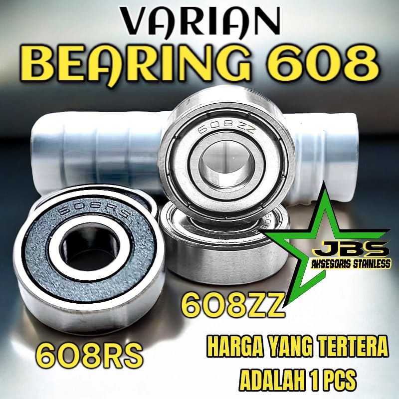 BALL BEARING / LAHER 608 VARIAN ZZ & RS