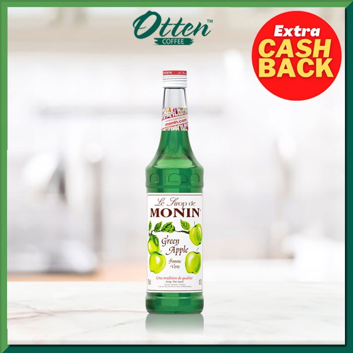 

Monin - Syrup Green Apple (700 ML) - Sirup Minuman Rasa Apel Hijau