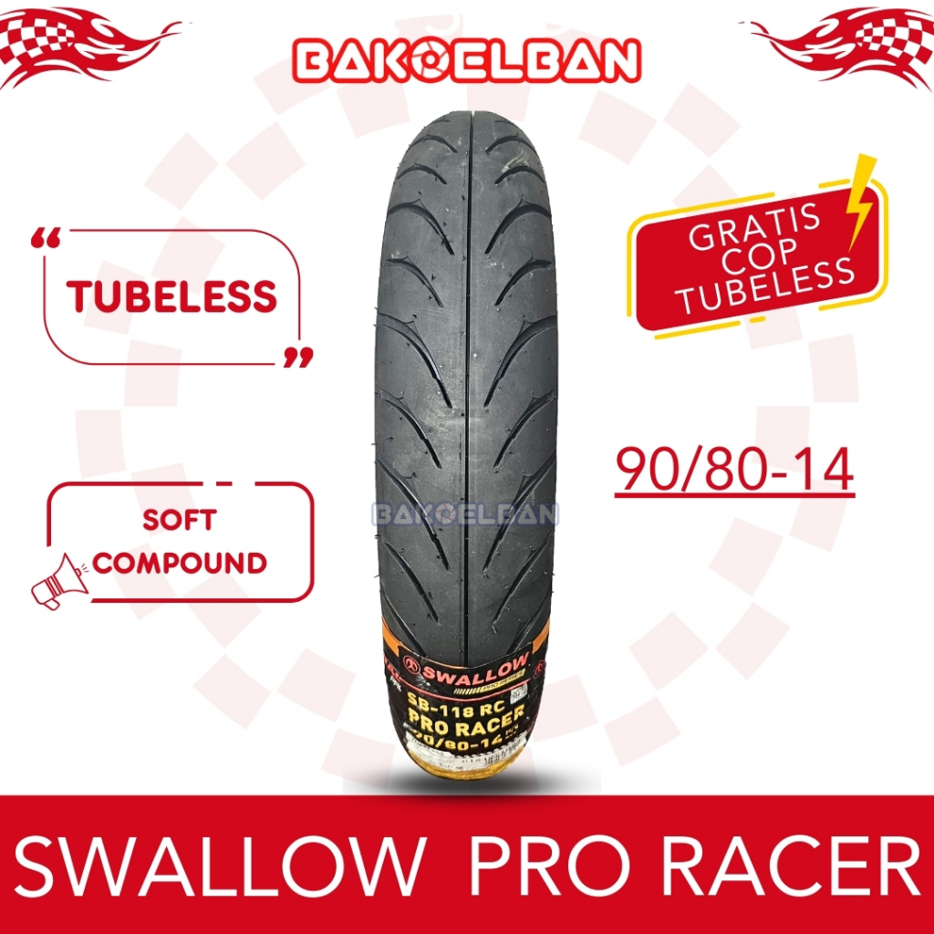 BAN MOTOR SWALLOW PRO RACER 90/80-14