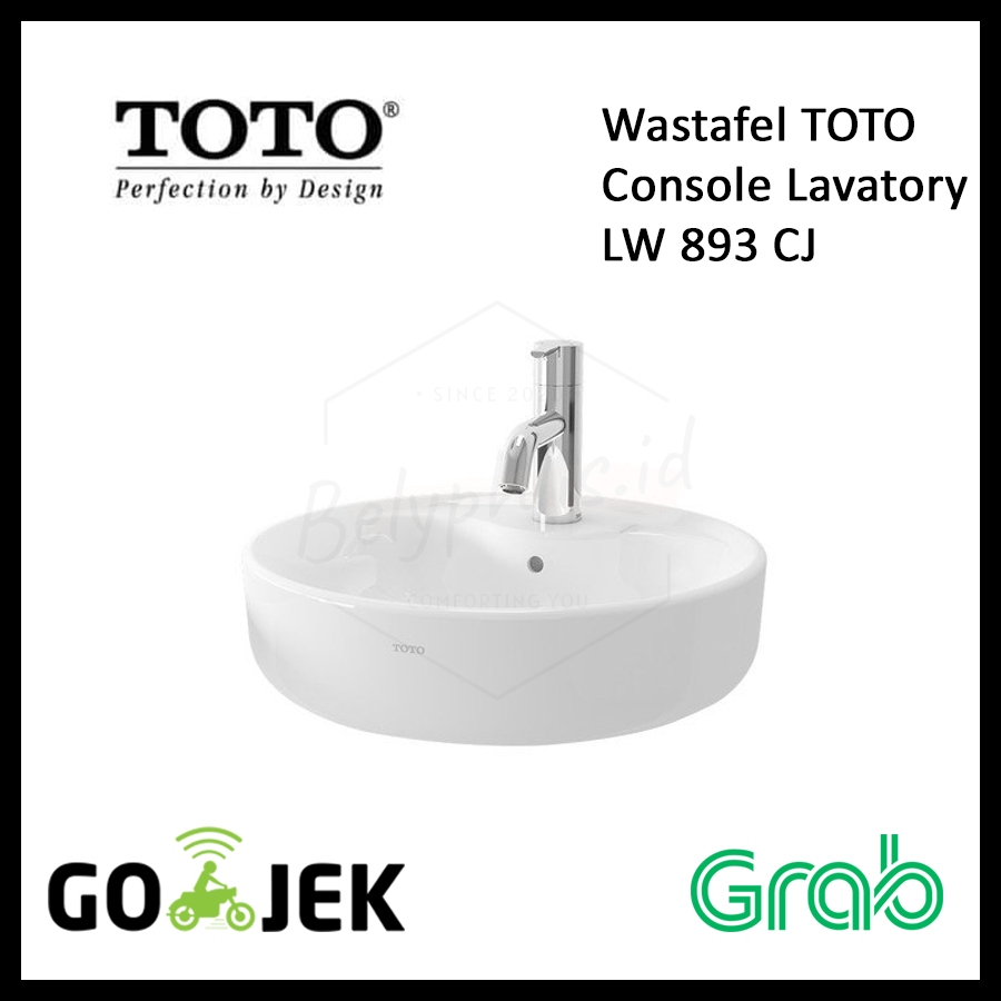 TOJA LW 893 CJ | LW893CJ | Wastafel Toto | Vessel Counter Lavatory (BODY ONLY)