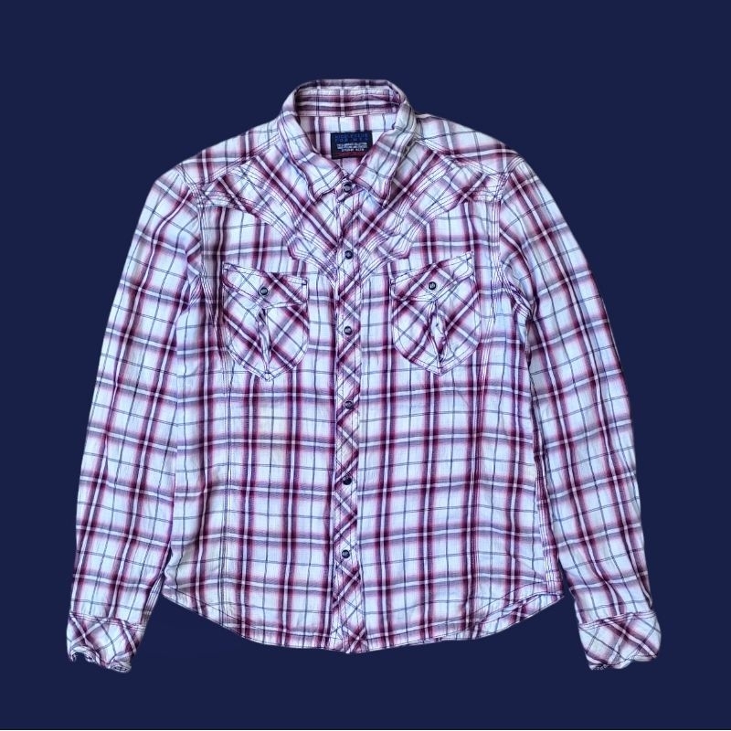 Nicole Club Plaid Button Up Shirt / Western Shirt