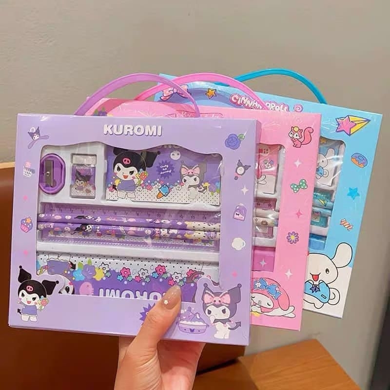 

( ATK B01 ) SET ALAT TULIS KANTOR ( ANAK SEKOLAH ) SET ATK SANRIO