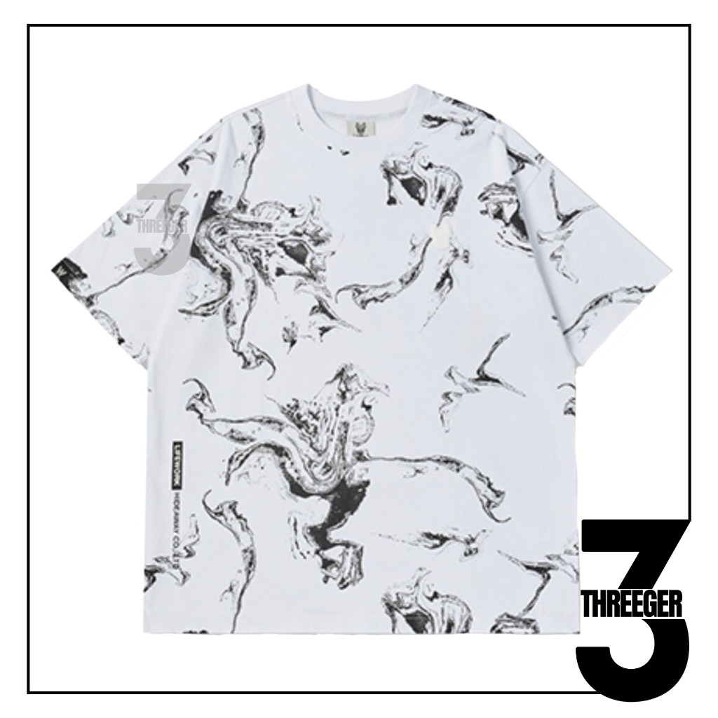 Lifework Marble Tee White Original / Life Work Original