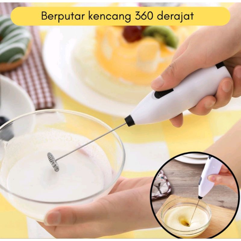 Ms11 - COD Mixer Mini Portable Hand Mixer Electric Hand Alat Pengocok Coffee Telur