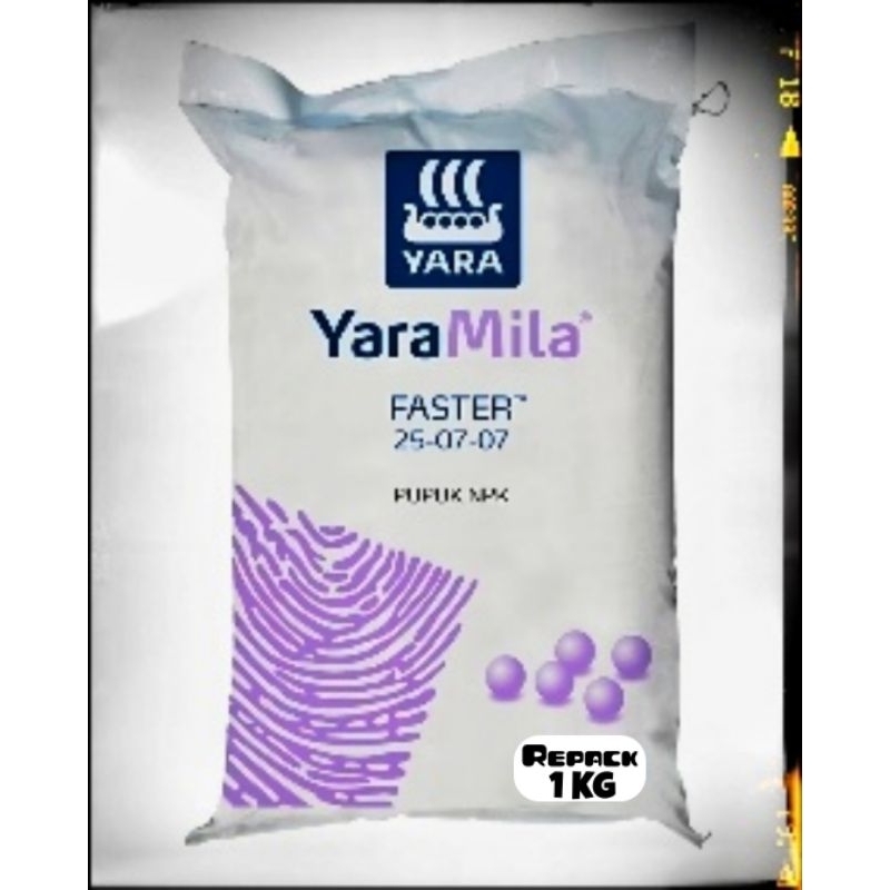 Yaramila FASTER 25 7 7 Pupuk Mutiara Pertumbuhan 1kg