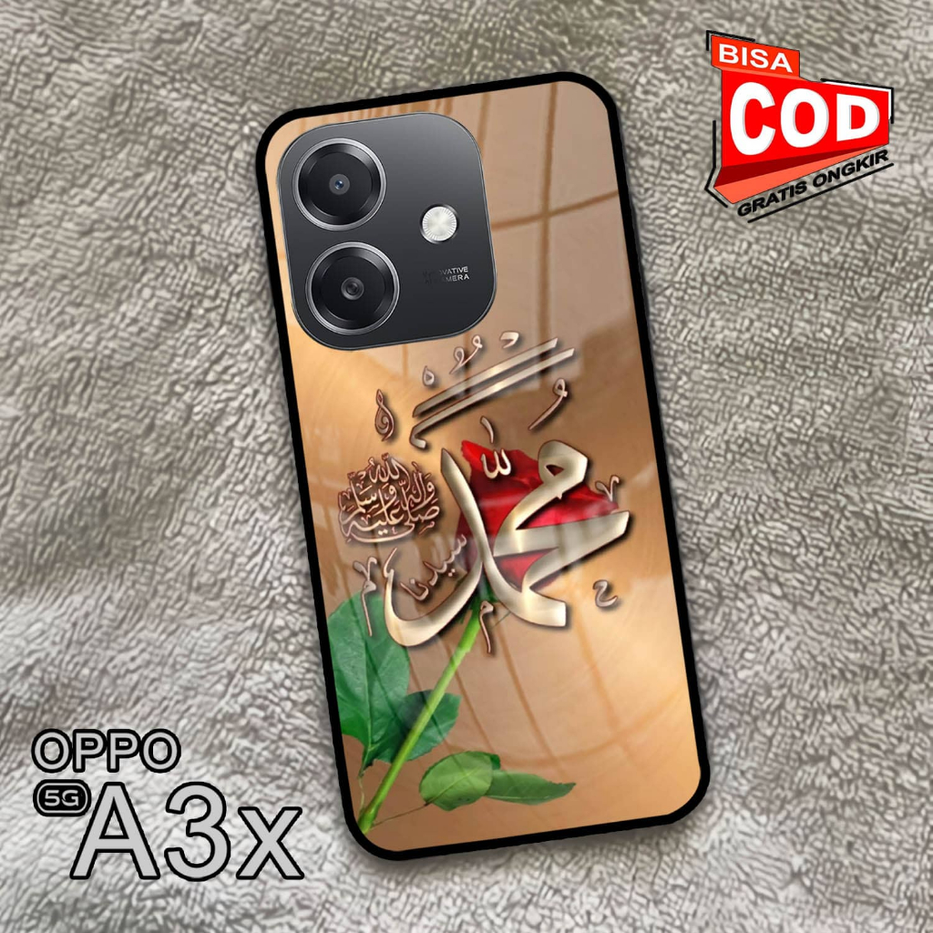 Softcase Glass Kaca | Case Kaca | Casing Kaca | OPPO A3X [S85]