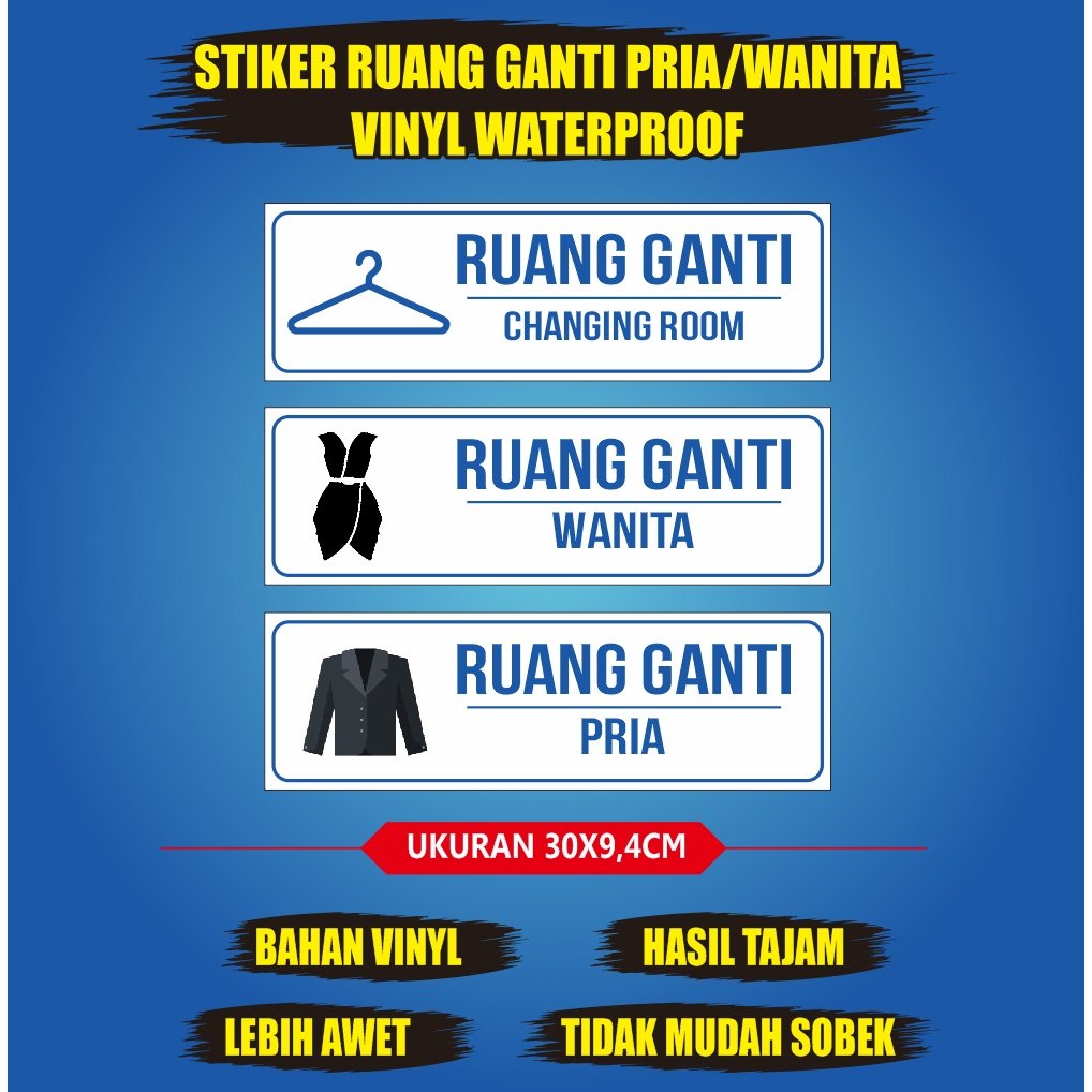 

Stiker ruang ganti - stiker ruang ganti pria murah
