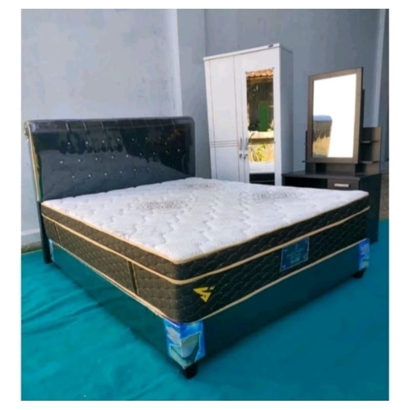 Kasur springbed 180x200 Elite Supreme kasur Plustop tebal 31 cm garansi