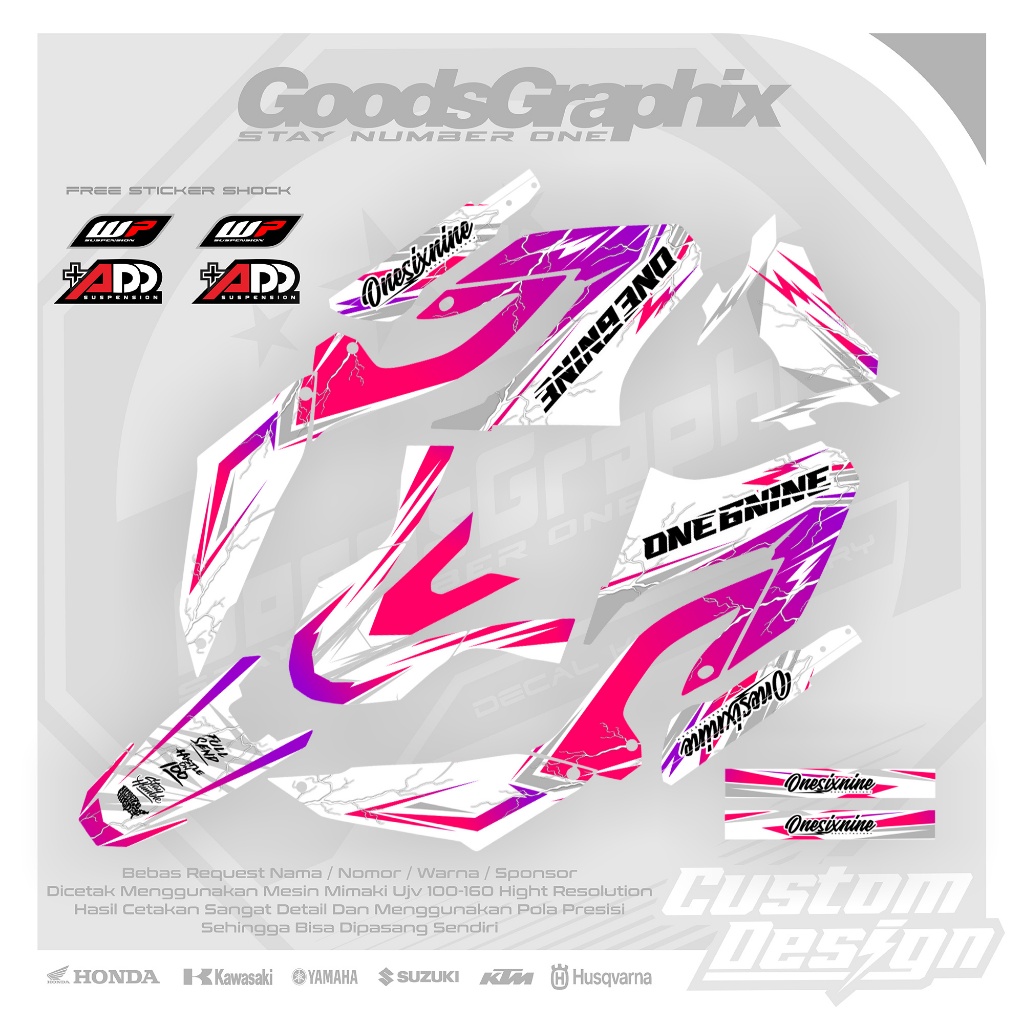Decal Yamaha Wr 155 Hologram - Decal Wr 155 Premium Uv Hologram