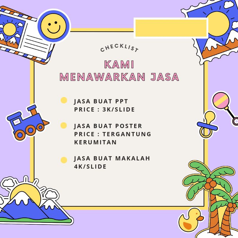 

JASA BUAT PPT MAKALAH DAN POSTER