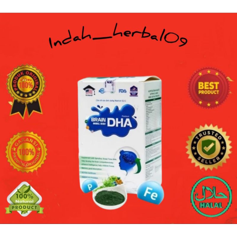 DHA BRAIN KID ORIGINAL ,DHA BRAIN KID NUTRISI ANAK SEHAT CERDAS