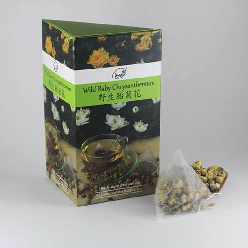 

ANSELL Tea 12 x 3 gr tea bags pure rose chrysanthemum tea