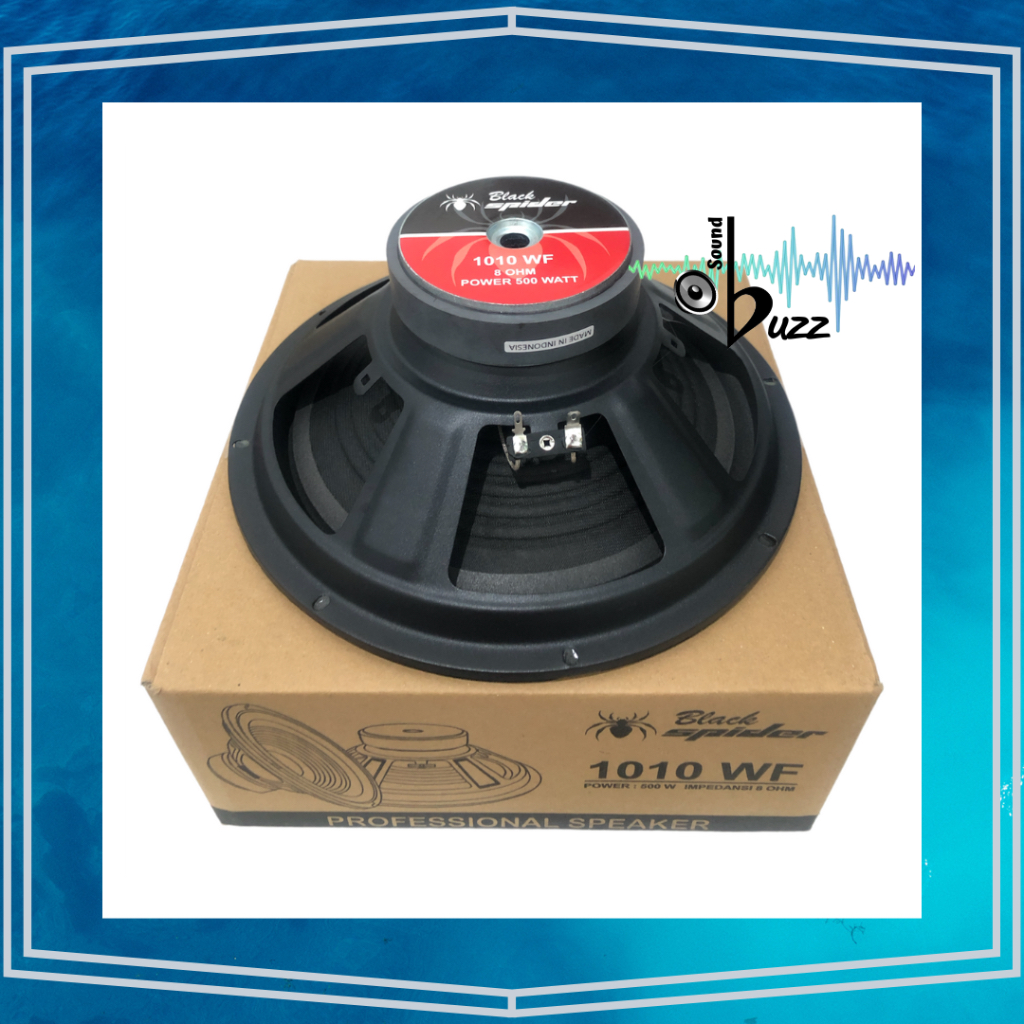 Speaker Black Spider 10 inch BS 1010 WF Blackspider 1010 Woofer