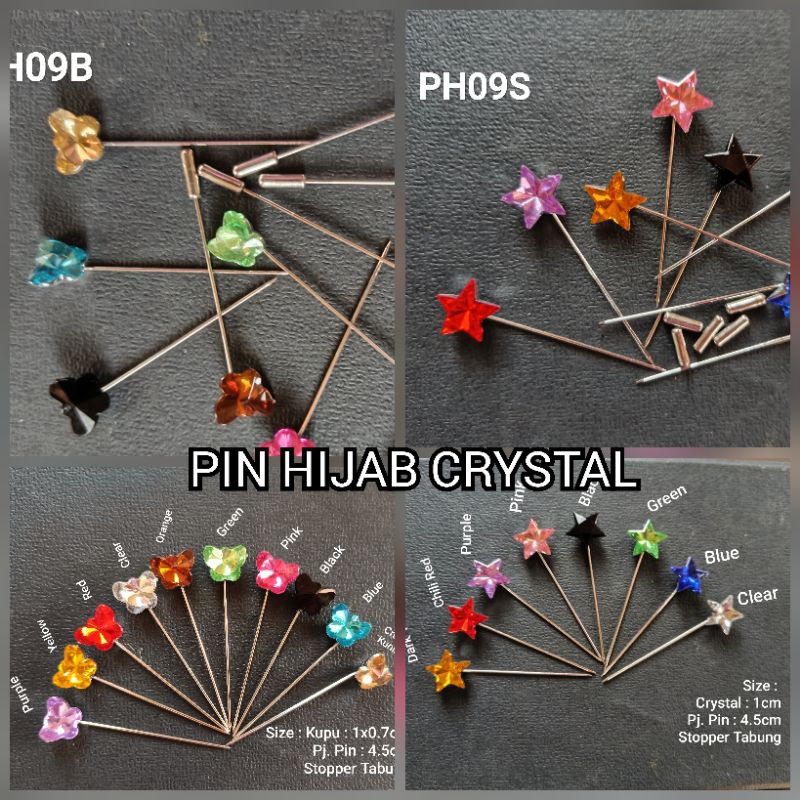 #PH09# PIN HIJAB CRYSTAL
