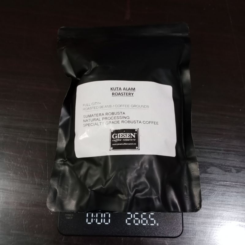 

Specialty Grade Robusta 250 gram Roasting By Gisen Kopi Aceh Gayo Asli Full City