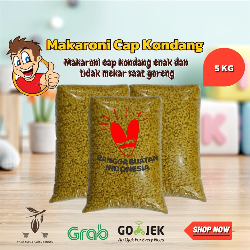 

Makaroni Mentah 5 kg Cap Kondang Enak