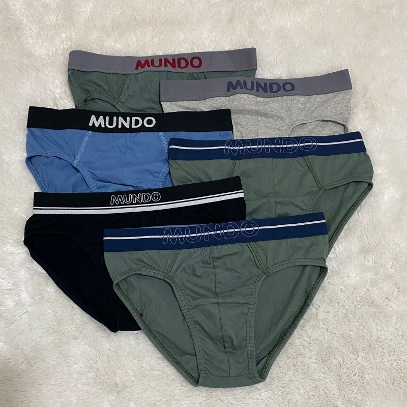 3 pcs celana dalam pria/celana dalam mundo/CD pria