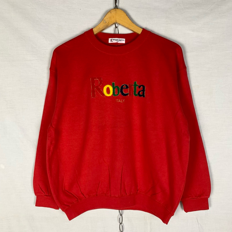 vintage 90s roberta italy sweater crewneck