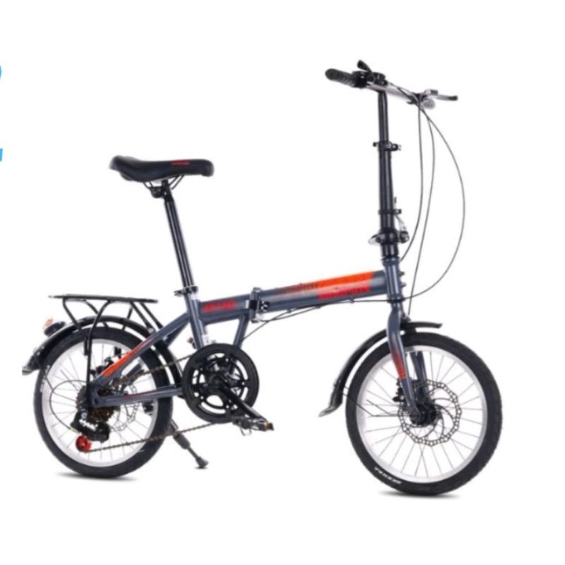 sepeda lipat 16 murah/morison by Pacific cakram boncengan 7 speed