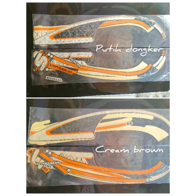 Striping stiker motor honda scoopy 2023 tipe fashion