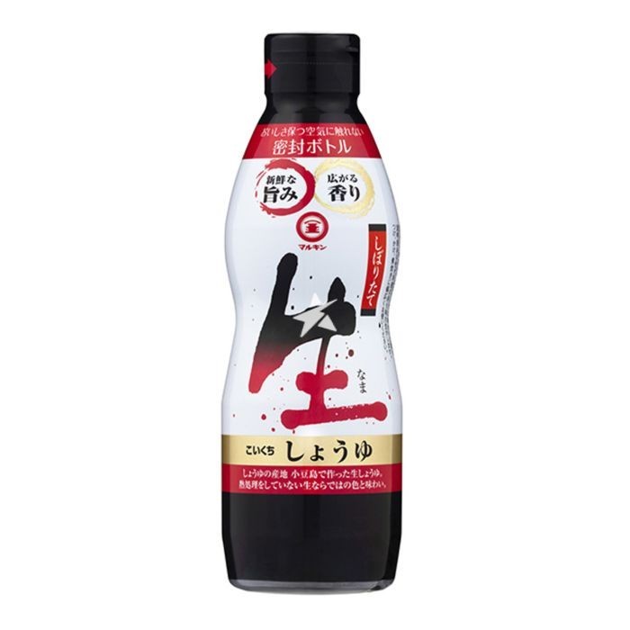 

MARUKIN Shiboritate Nama Shoyu / Kecap Asin Jepang 450Ml Botol