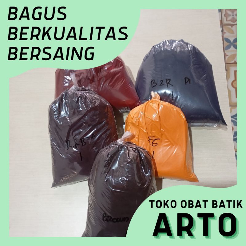 

[250 gram] Pewarna Batik Procion / Reaktif Pewarna Kain Batik atau Pakaian Warna Orange 3r Yellow FG Blue 2r Red RB