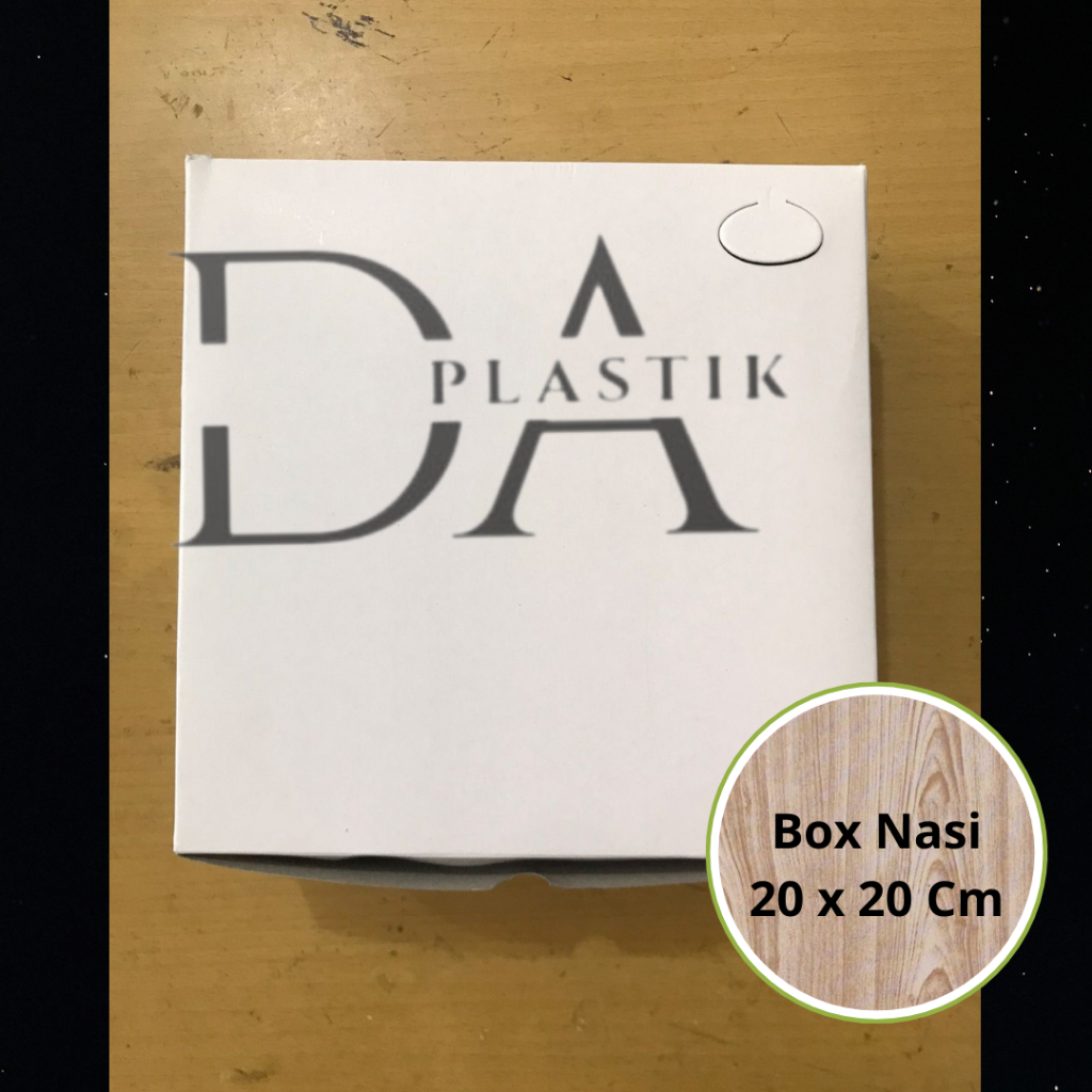 

Dus Nasi Putih 20x20cm | Kotak Dus Nasi Tebal | Dus Makanan | Dus Snack