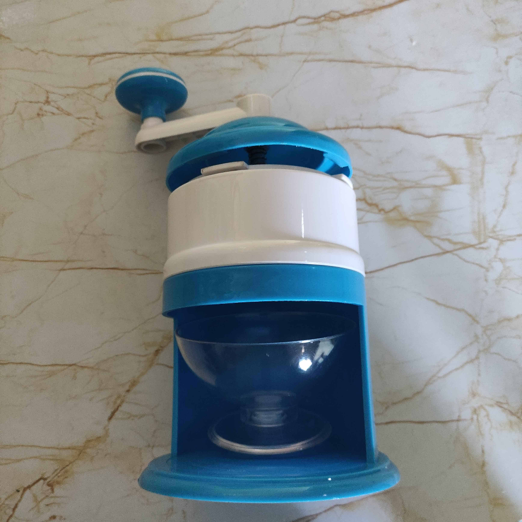 Snow Cone Alat Mesin Serut Es Krim Mini Ice Cream Machine Drink Maker