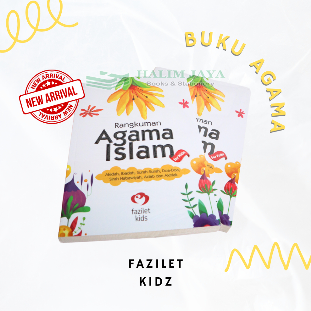 Rangkuman Agama Islam For Kids - Fazilet | BUKU FAZILET | FAZILET KIDS | BUKU AGAMA ISLAM