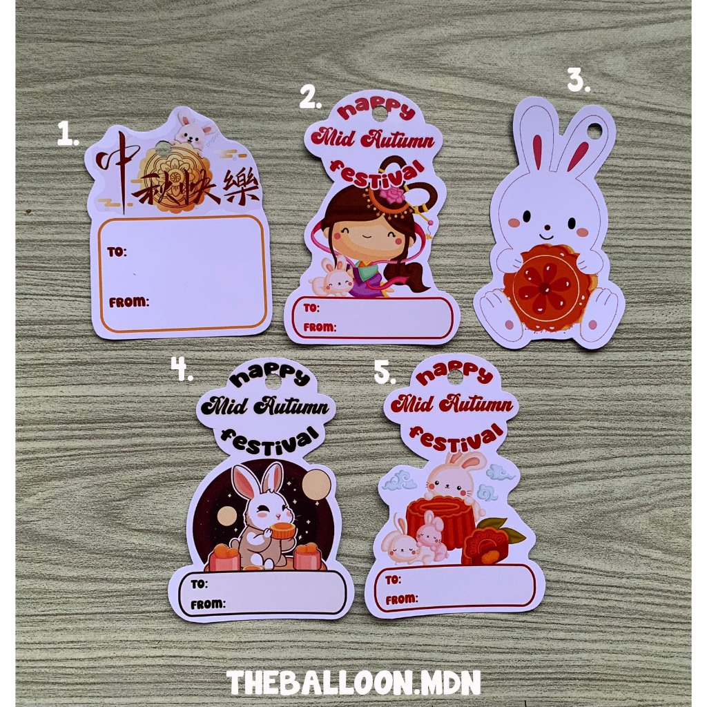 

( Isi 10pcs ) Hangtag Mooncake 6x9cm