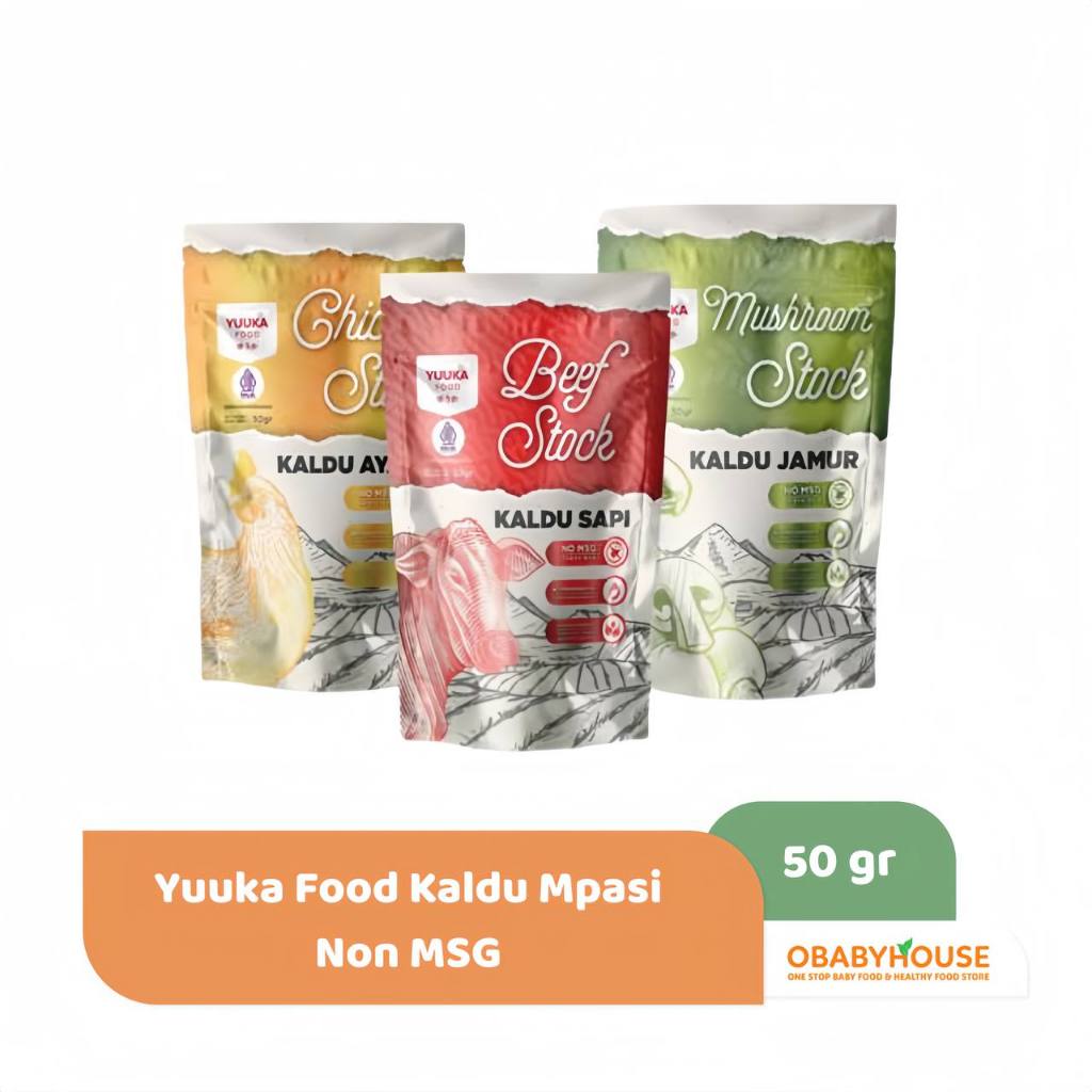 

Yuuka Food Kaldu Mpasi Non MSG 50 gr