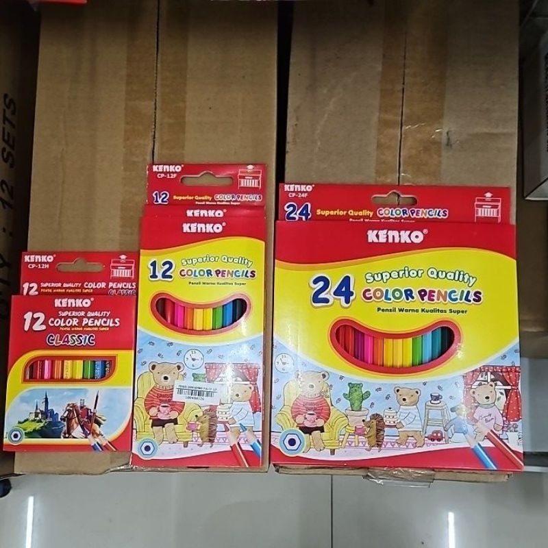 

pensil warna colour pencil color kenko classic (12 & 24 warna)