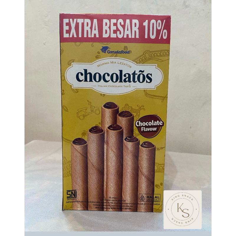 

Chocolatos Cokelat Extra Besar 10% isi 24/box