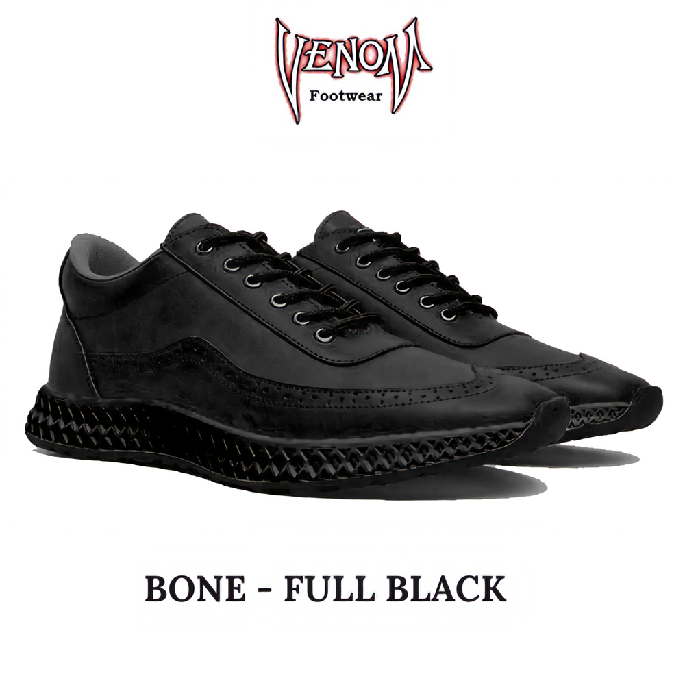 Sepatu Sneakers Big Size Pria Venom Full Black