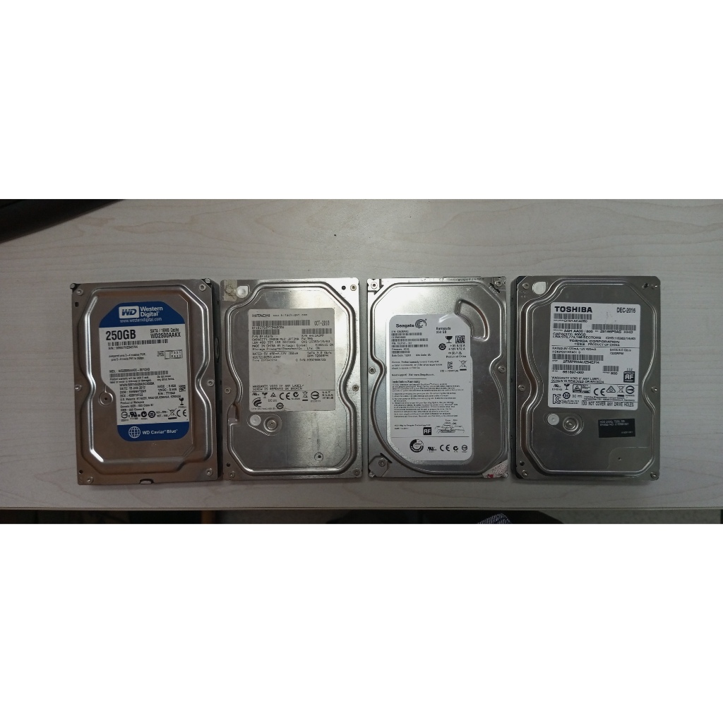 Hard Disk Sata Bekas & Rusak 250GB - 500GB Seagate Toshiba Hitachi WD Murah 3.5in Harddisk murah HDD