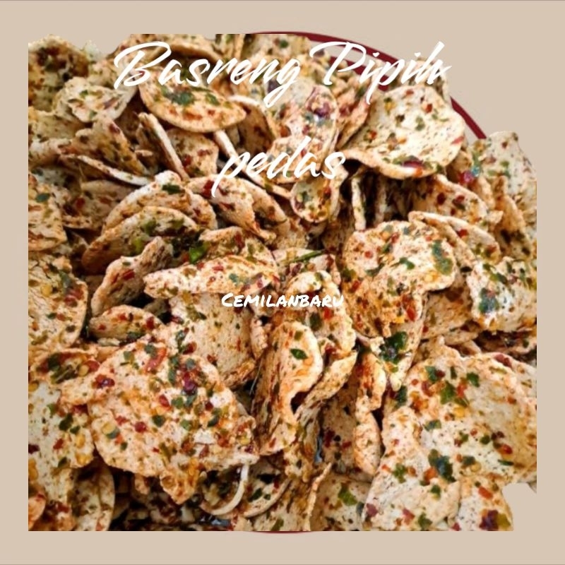 

cemilanbaru1 || Basreng pipih pedas daun jeruk