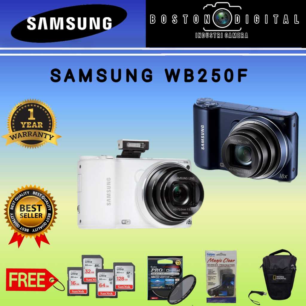 SAMSUNG CAMERA WB250F / CAMERA DIGITAL SAMSUNG WB250F