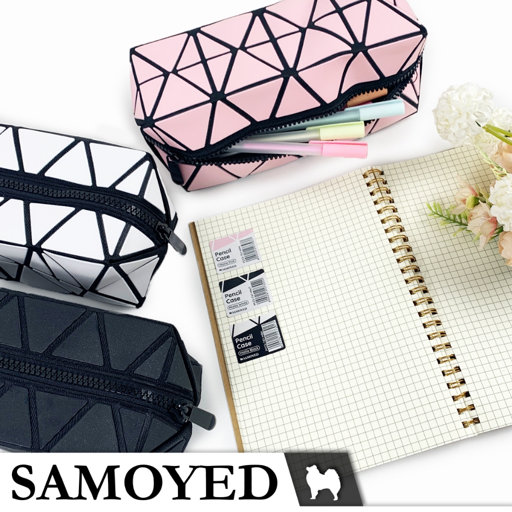 

H7Y Tempat / Kotak Pensil / Alat Tulis / Kosmetik / Dompet / Tas Motif Geometri Segitiga /