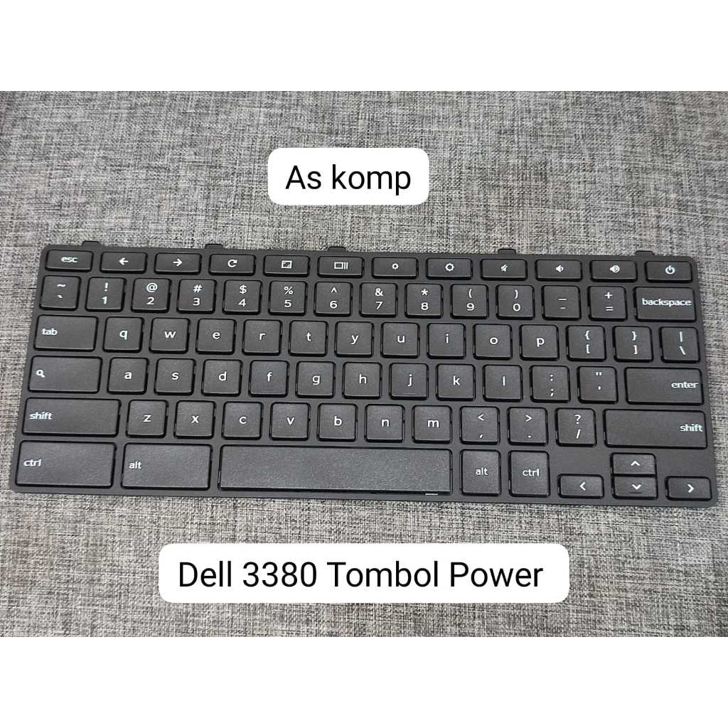 Keyboard dell Chromebook 3180 3189 3380 11-3180 11-3189 tombol power