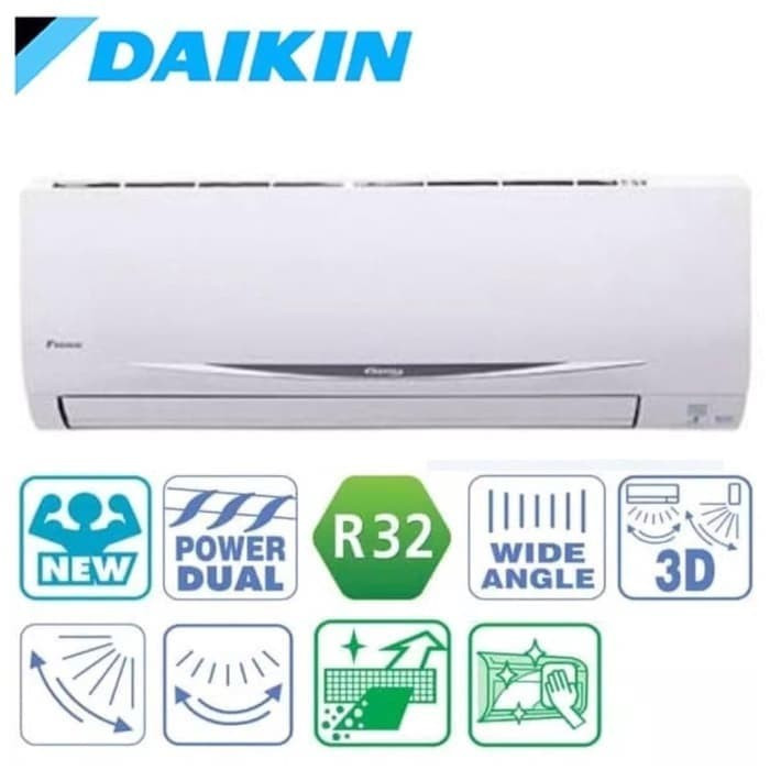 DAIKIN AC Split Made In Thailand 1/2 PK, 3/4 PK, 1 PK (Non Inverter)STC / FTC 15NV14 / 20NV14 / STC 