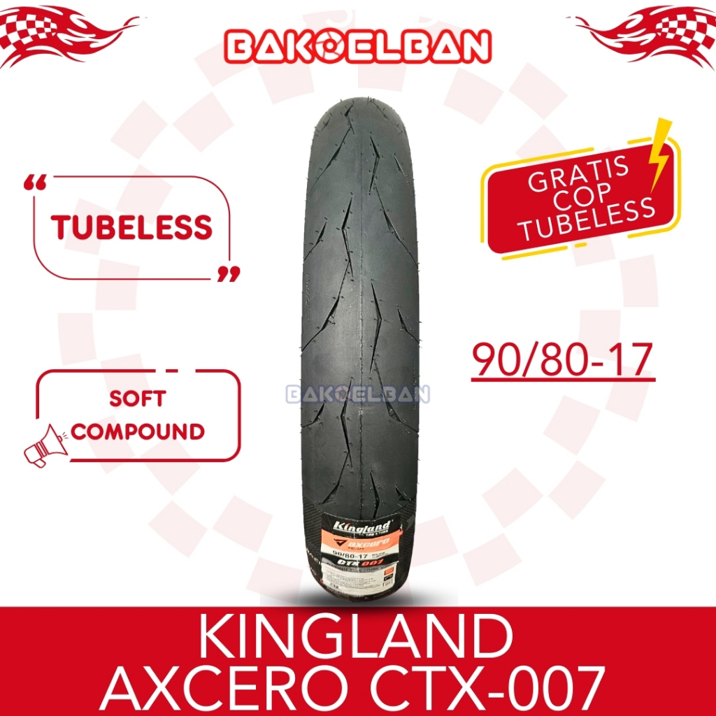 BAN MOTOR KINGLAND AXCERO CTX-007 90/80-17