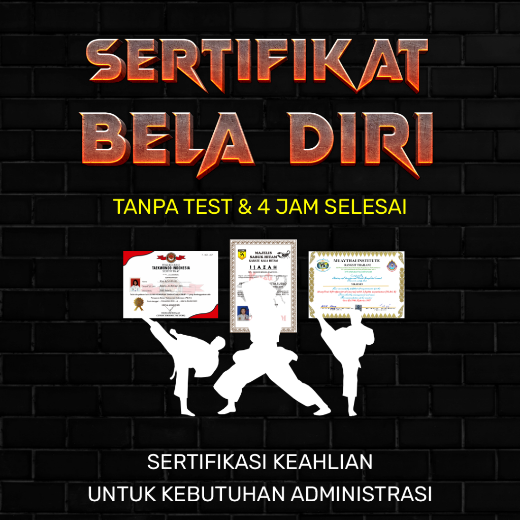 Penghargaan Pelatihan Sertifikat Custom | Pelatihan Komputer Microsoft / Toefl / Renang / ITP PBT IE