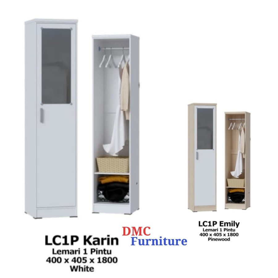 Lemari baju 1 pintu lemari pakaian 1 pintu lemari kosan lemari murah