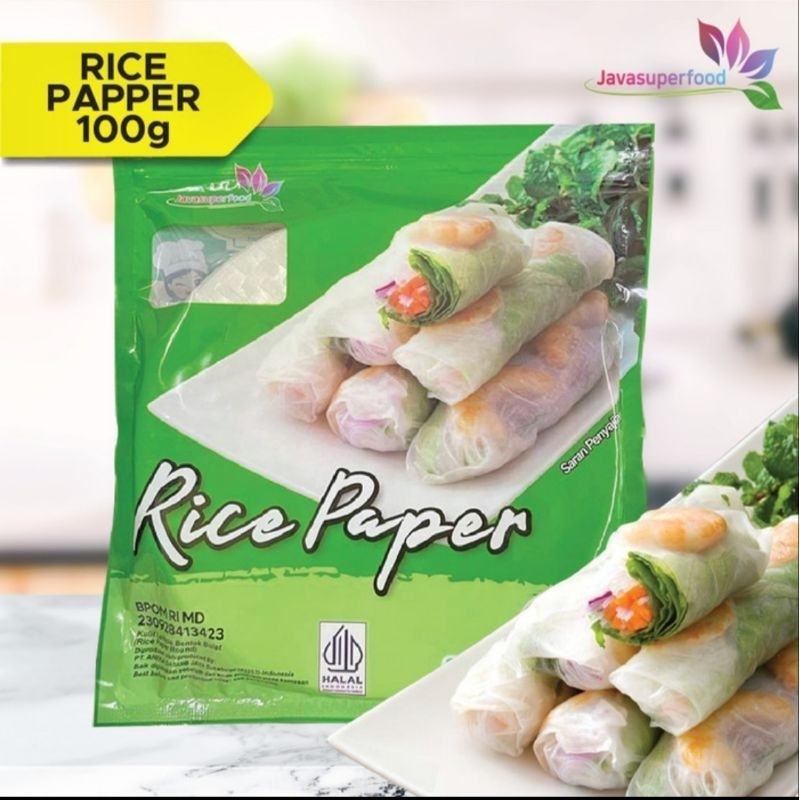 

Rice Paper Bulat 100gr (10 lembar) / Banh Trang High Quality Rice Paper / Kulit Lumpia Vietnam Rice Paper / rice roll spring roll (halal)