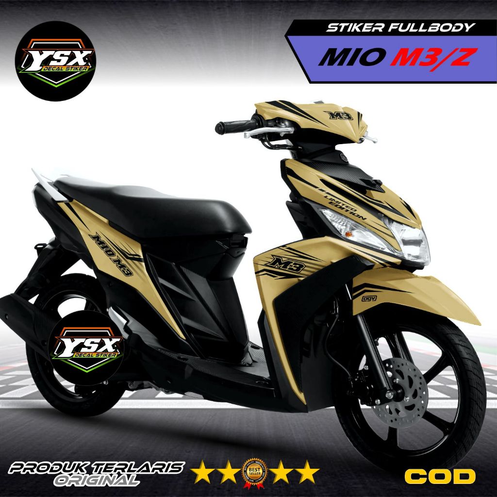 Decal Mio M3 / Mio z Stiker fullbody Design Bunglon 1