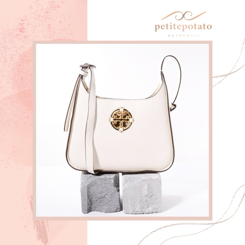 TAS BRANDED WANITA TORY BURCH SMALL MILLER CLASSIC SHOULDER HOBO