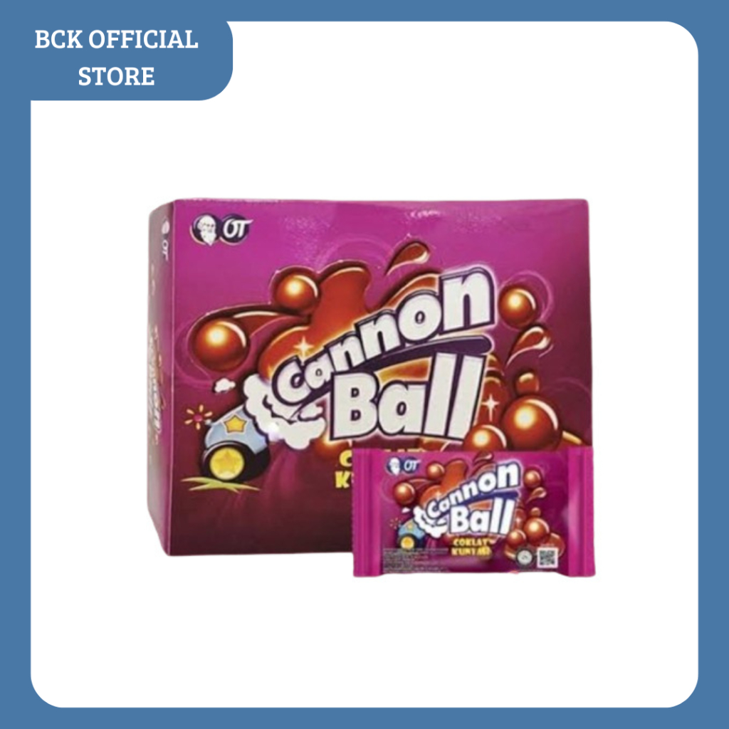 

Cannon Ball | Coklat Kunyah 24x5.4gr (BOX)