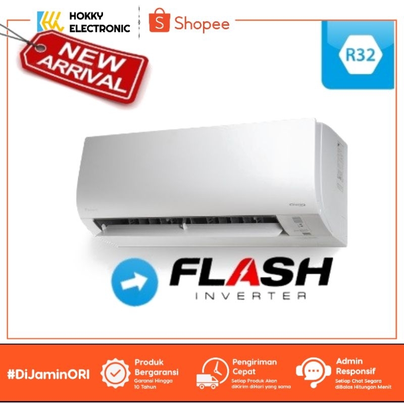 DAIKIN FTKQ-15UVM4 AC SPLIT 1/2 PK FTKQ-15UVM4 AC 1/2 PK THAILAND LOW WATT INVERTER
